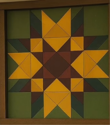 Sunflower Barn Quilt Unfinished
