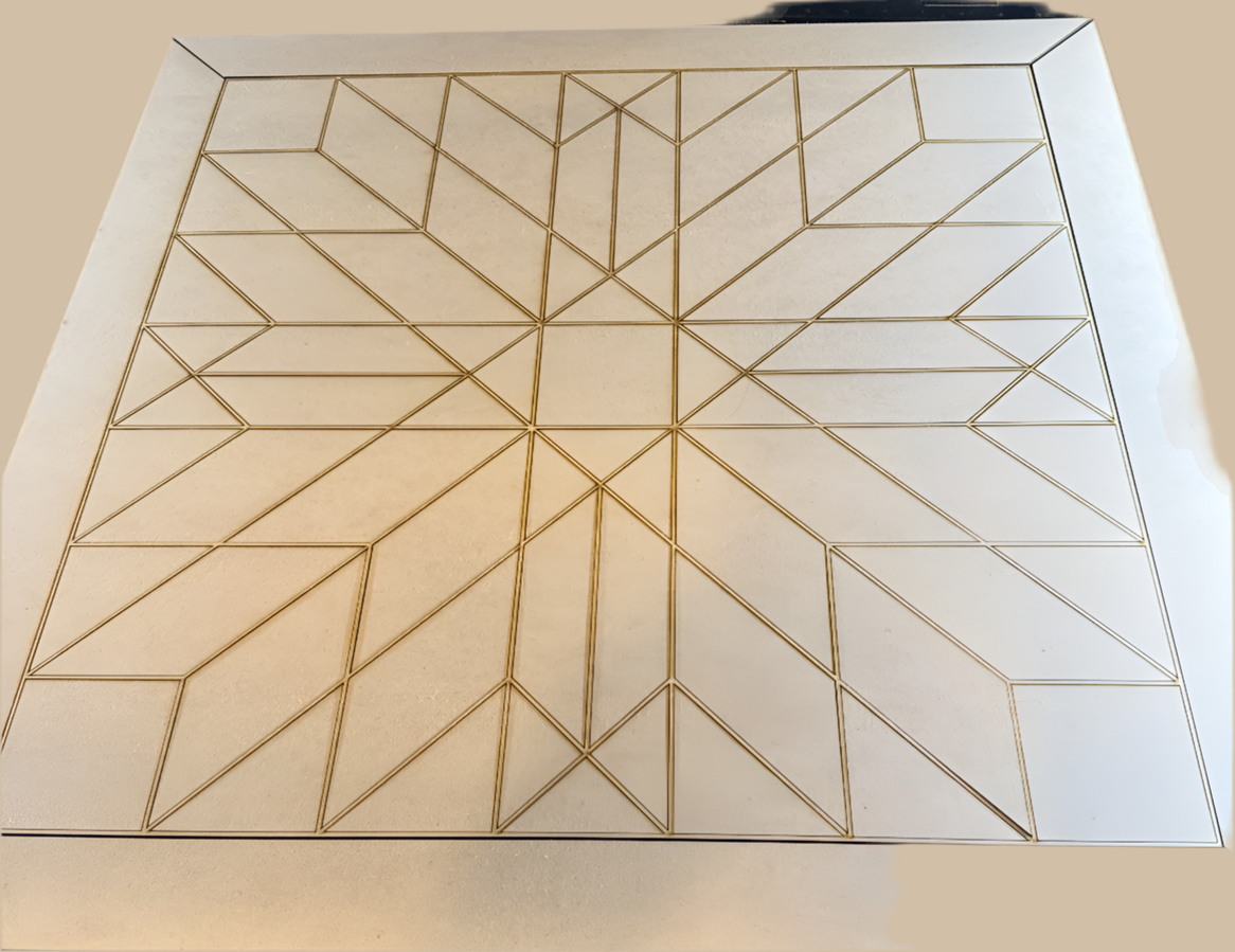 Sunflower Barn Quilt Unfinished