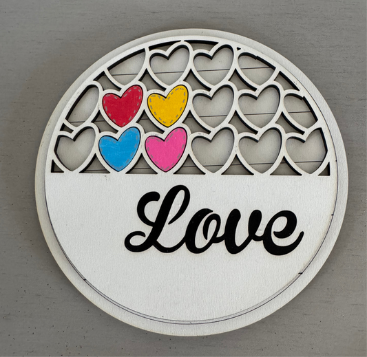 Love inserts for round table top sitter