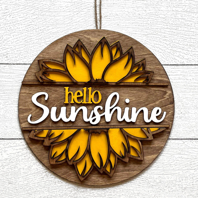 HELLO SUNSHINE DOOR HANGER DH004