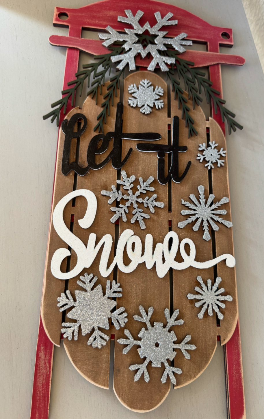 Let it snow sled