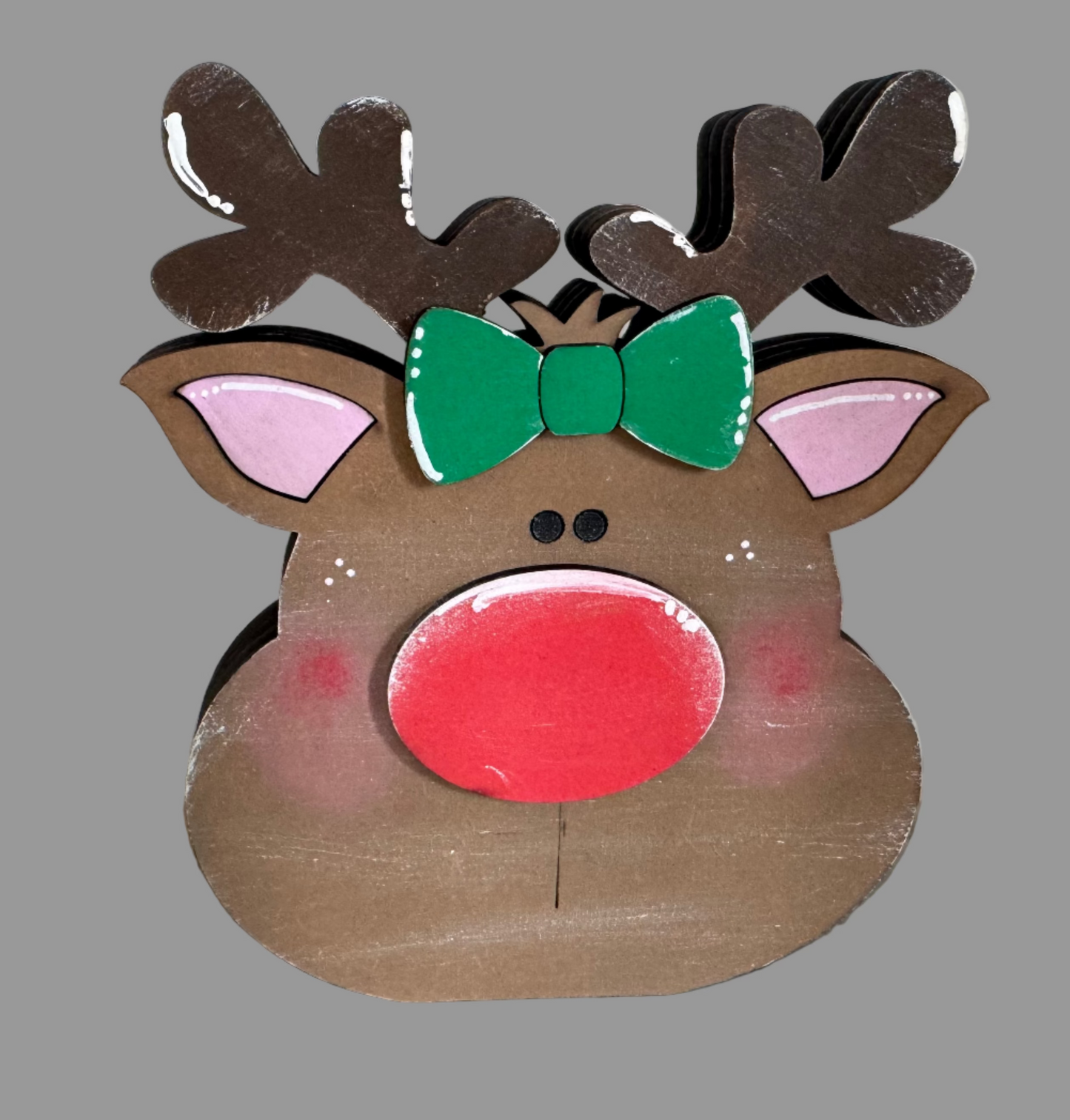 Reindeer head shelf sitters kit