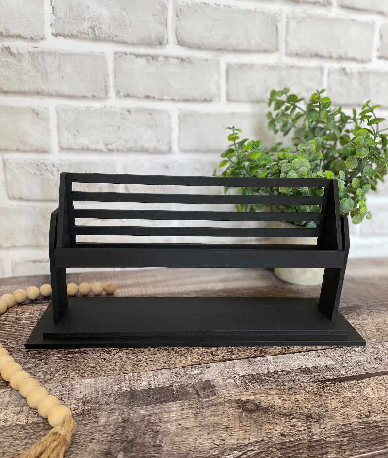 Raised shelf wood interchangeable base