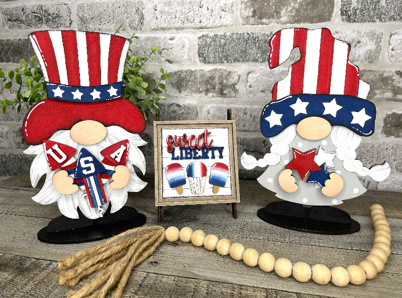 4th of July Gnome Interchangeable set