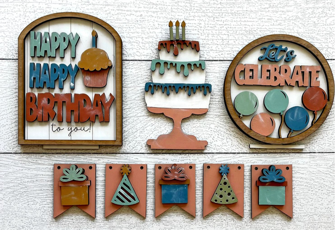 Happy Birthday Bench Kit DIY Craft