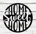 Home Sweet Home Door Round DIY Craft