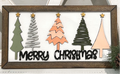 Merry Christmas tree frame DIY Craft