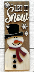 Let It Snow insert for light up box frame                   *Light up Box Frame sold separately DIY Craft