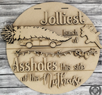 Jolliest bunch Door Round DIY Craft