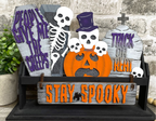 Stay spooky Halloween  Wagon/Raised Shelf Insert Kit DIY Craft