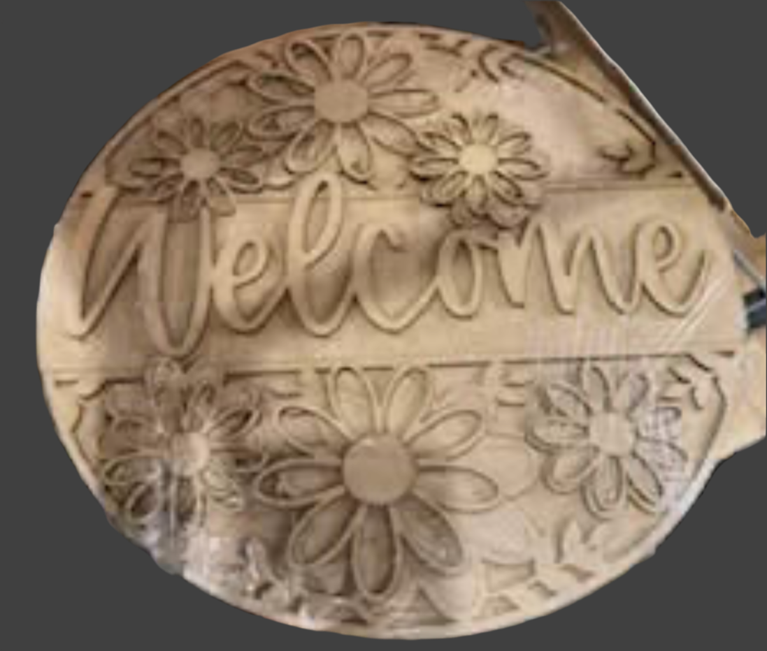 Flower Door Round