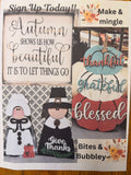 Make and Mingle DIY Craft workshop 10.17.25 Friday @6:00-8:00 pm