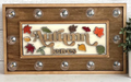 Autumn Leaves box frame light up