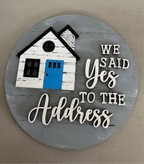 We said yes to the address round table top sitter insert