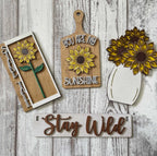 Stay Wild Wagon/Raised Shelf Insert Kit DIY Craft