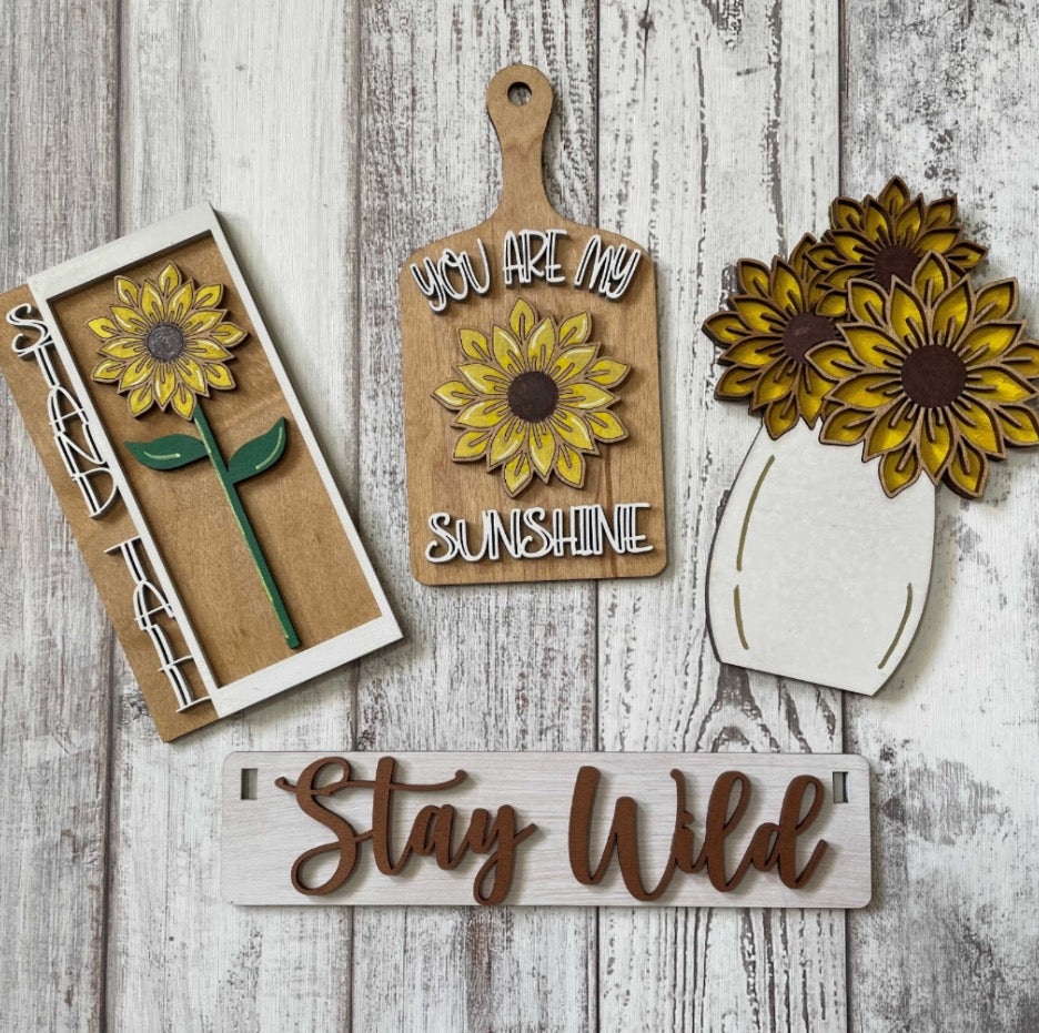 Stay Wild Wagon/Raised Shelf Insert Kit DIY Craft