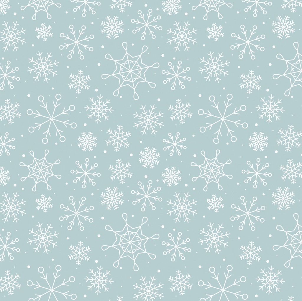 Winter fun; winter scenery snowflakes 12 x 12 patterned paper