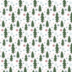 Winter Fun: Snowy Forest Trees