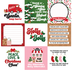 Santa's Christmas Delivery 4x4 Journaling cards