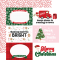 Santa's Christmas Delivery 6x4 Journaling cards 12x12 paper