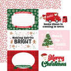 Santa's Christmas Delivery 6x4 Journaling cards 12x12 paper