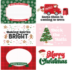 Santa's Christmas Delivery 6x4 Journaling cards 12x12 paper