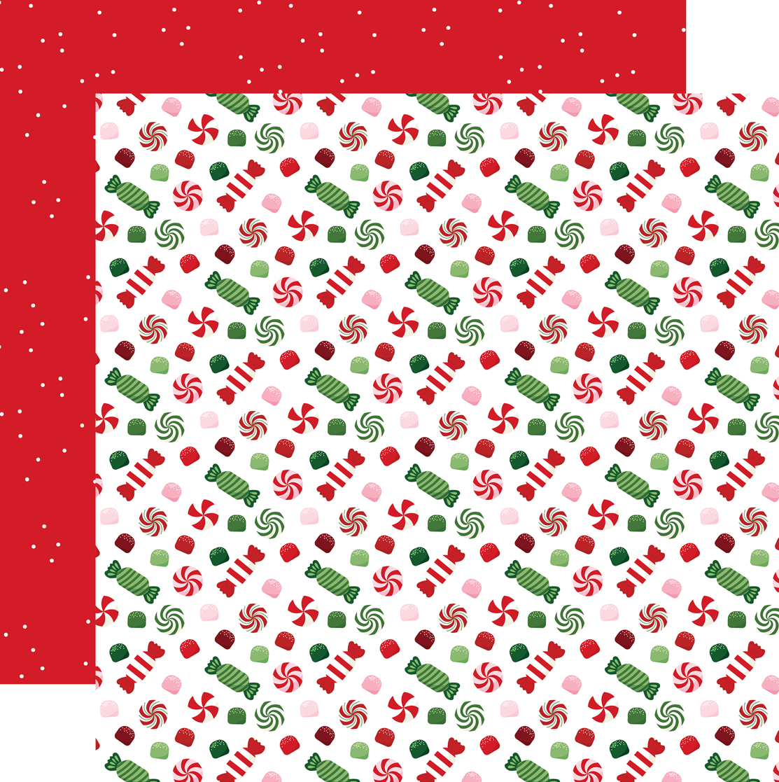 Santa's Christmas Delivery Sweet as Sugar Candies 12x12 paper