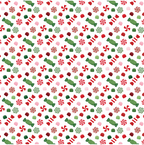 Santa's Christmas Delivery Sweet as Sugar Candies 12x12 paper