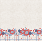 Yankee doodle American made flowers 12 x 12