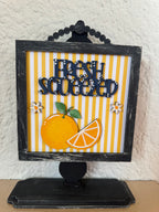 Square insert 6" Fresh Squeezed DIY Craft
