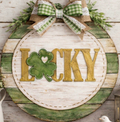 Door Round Lucky     DIY craft