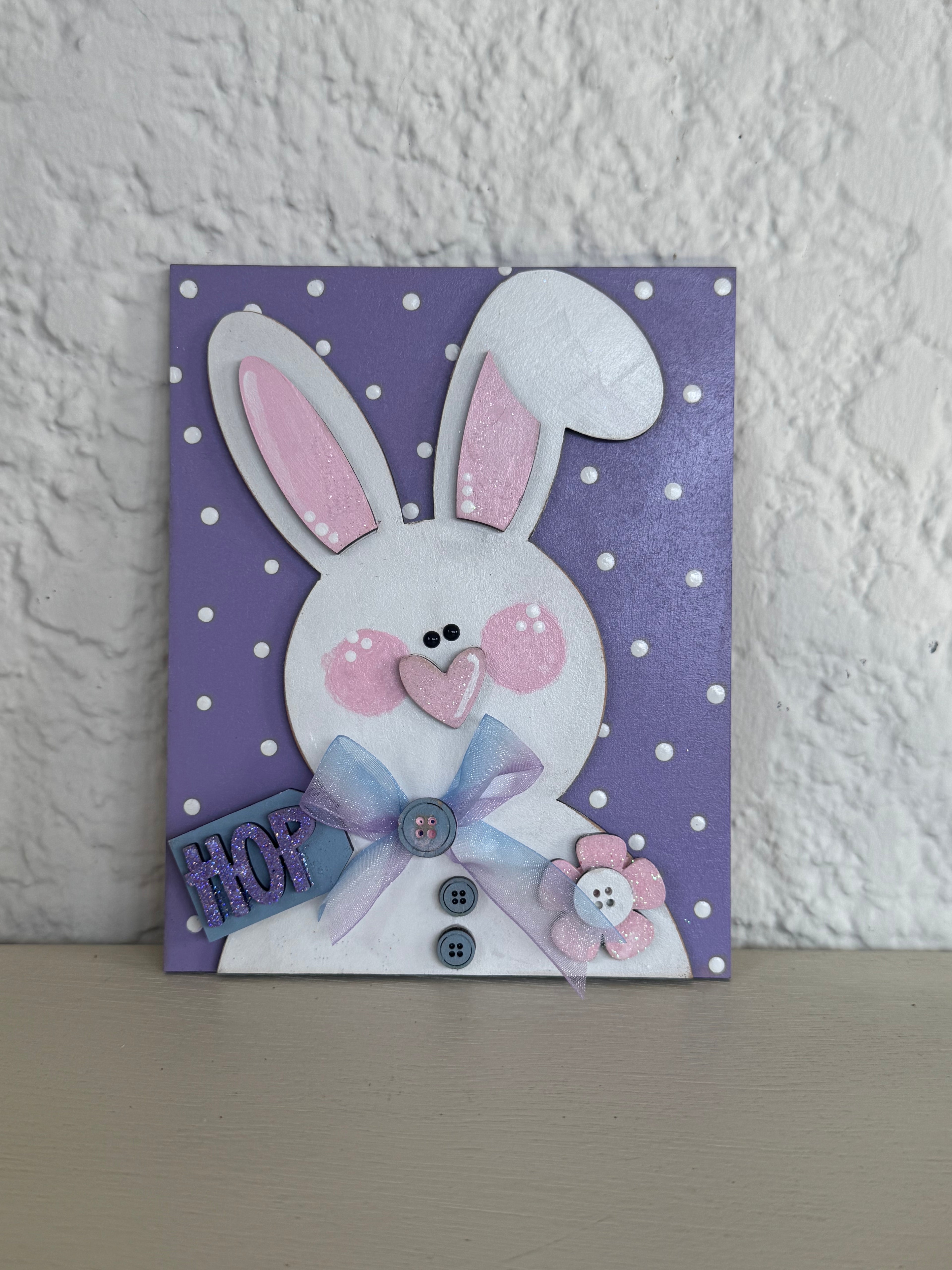 Rectangle insert Bunny Hop- DIY