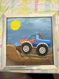 Monster truck kid craft DIY