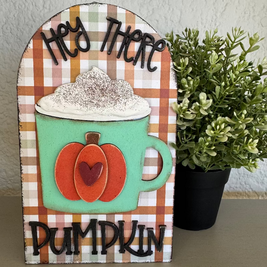 Hey There Pumpkin Large Arched Frame Insert Kit