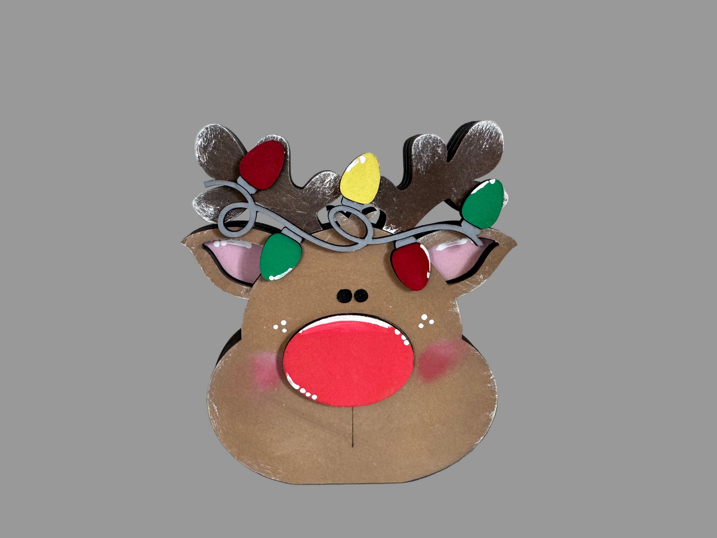 Reindeer head shelf sitters kit
