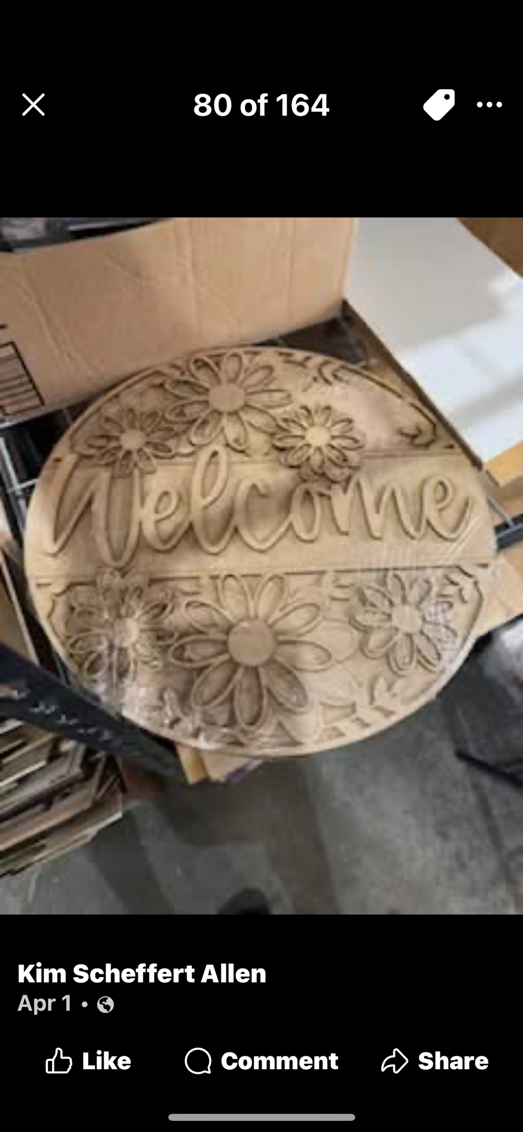 Flower Door Round