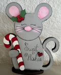 Woodland Friends Mouse with Candy Cane DIY Craft
