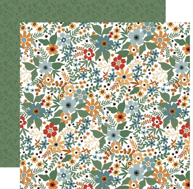 Chickens: Flocked Floral